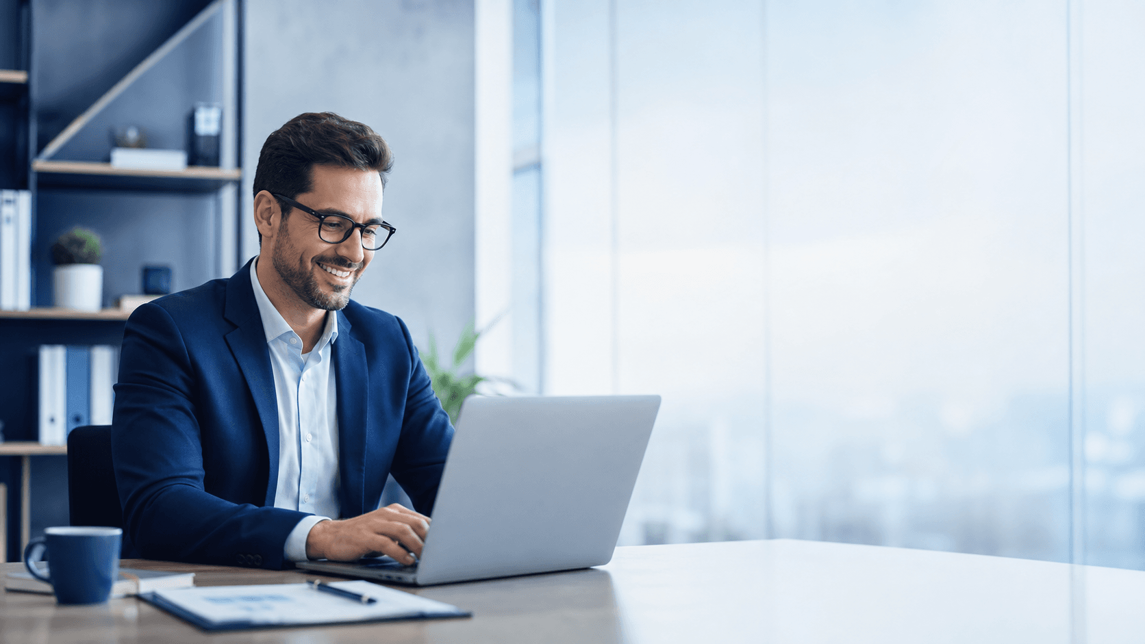 Finance professional using Big Tuna software